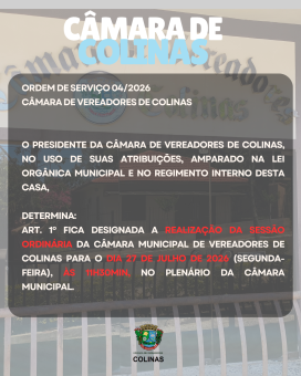 ORDEM DE SERVIÇO 04/2026